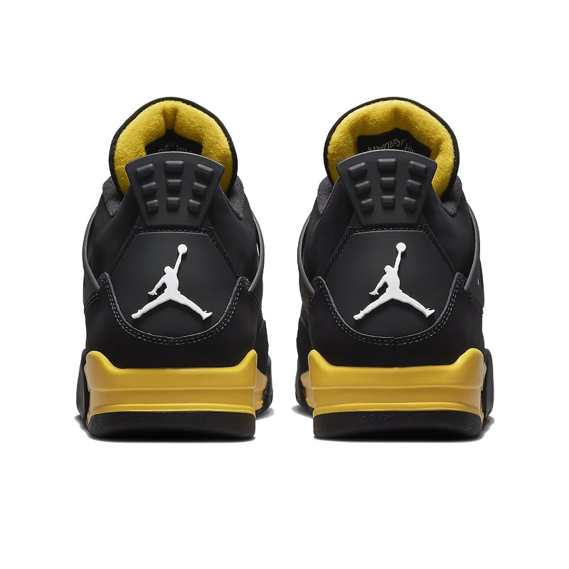 Nike Air Jordan  4 Retro "Thunder Black Gold Yellow"