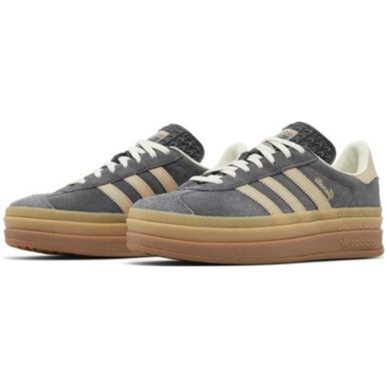 Adidas Gazelle Bold "Grey Six Magic Beige Gum"