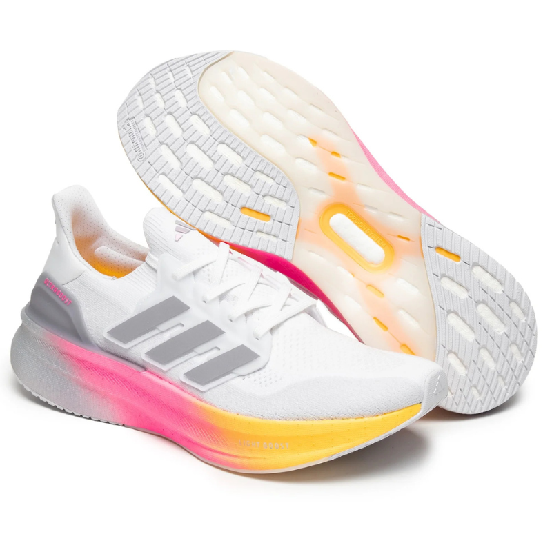 Adidas Ultraboost 5X " Lightboost White Rainbow Sole"