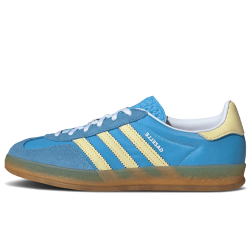Adidas Gazelle Indoor "Blue Burst Yellow"