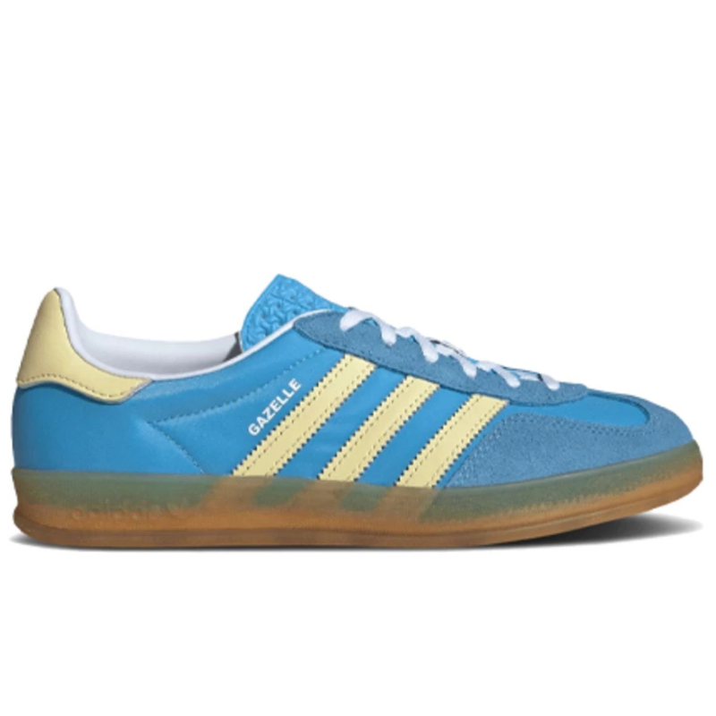 Adidas Gazelle Indoor "Blue Burst Yellow"