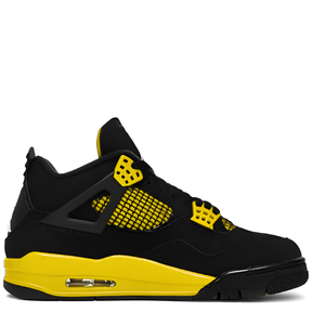 Nike Air Jordan  4 Retro "Thunder Black Gold Yellow"