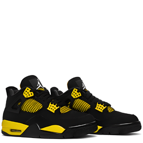 Nike Air Jordan  4 Retro "Thunder Black Gold Yellow"