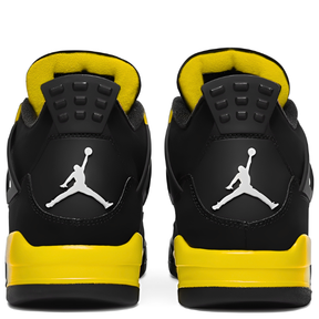 Nike Air Jordan  4 Retro "Thunder Black Gold Yellow"