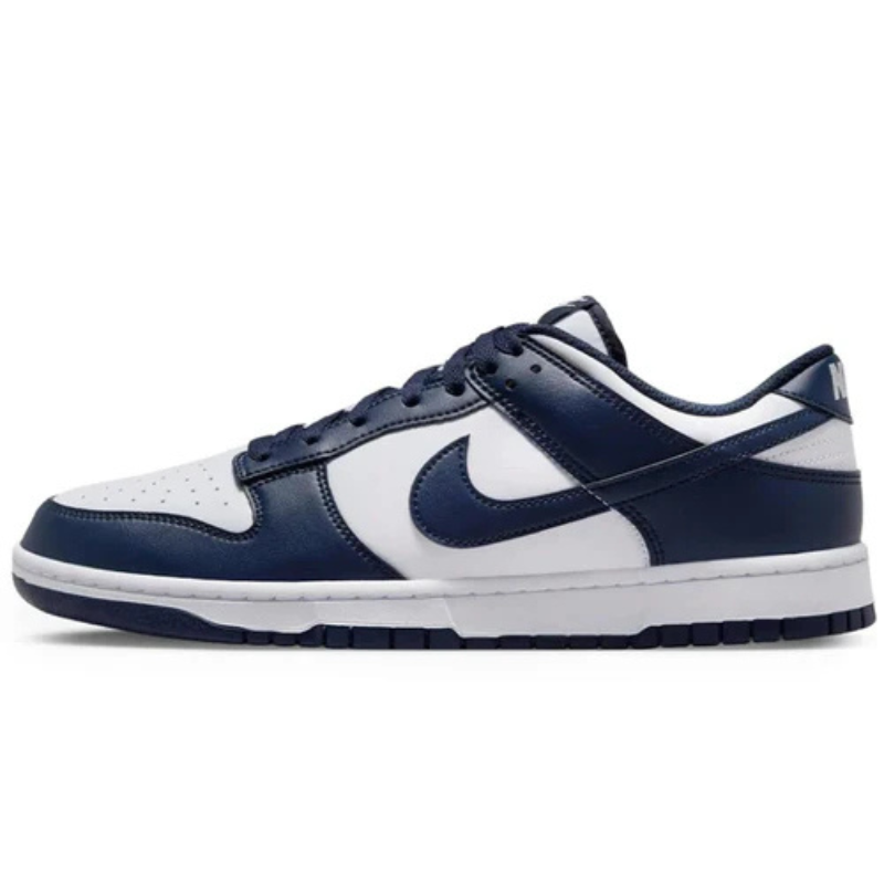 Nike Dunk Low  “Midnight Navy and White"
