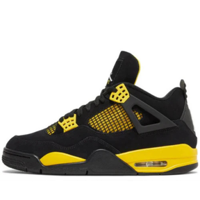 Nike Air Jordan  4 Retro "Thunder Black Gold Yellow"