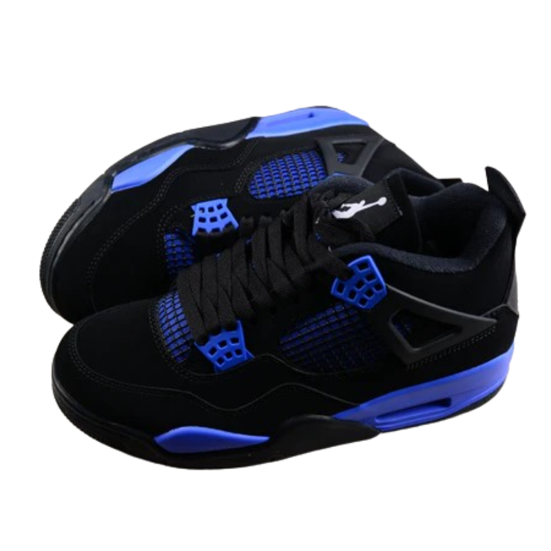 Nike Air Jordan 4 Retro "Black Blue Thunder"