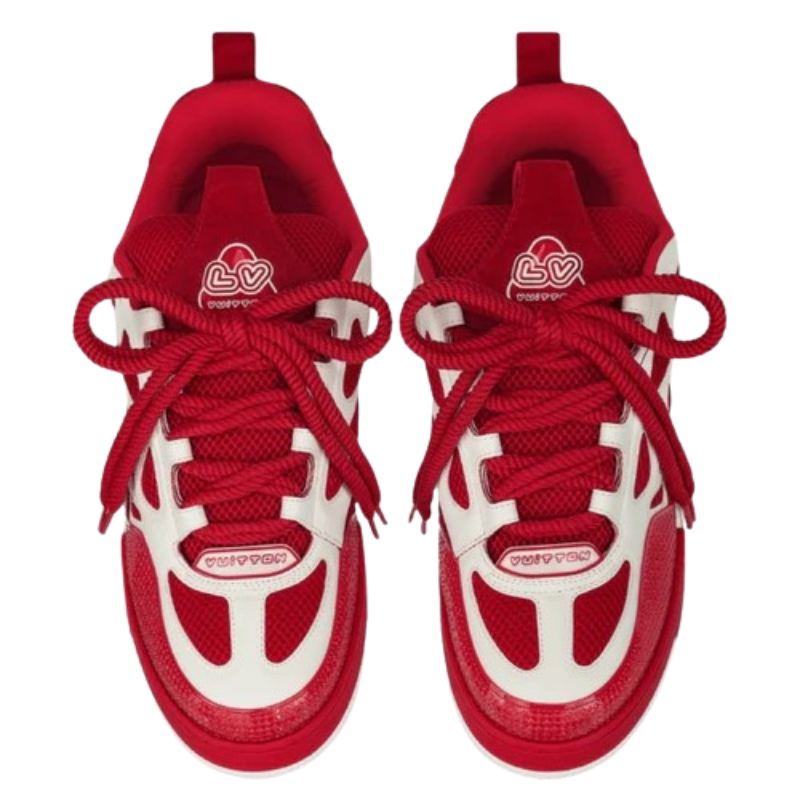Louis Vuitton LV Skate Sneakers "Red White "