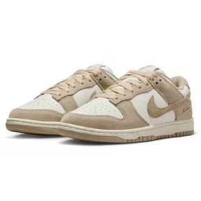 Nike Dunk Low Mini Swoosh "White Beige"