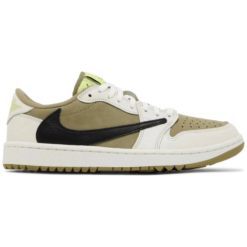 Nike Air Jordan 1 Low x Travis Scott Golf "Natural Oive"