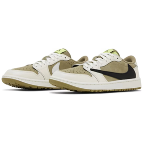 Nike Air Jordan 1 Low x Travis Scott Golf "Natural Oive"
