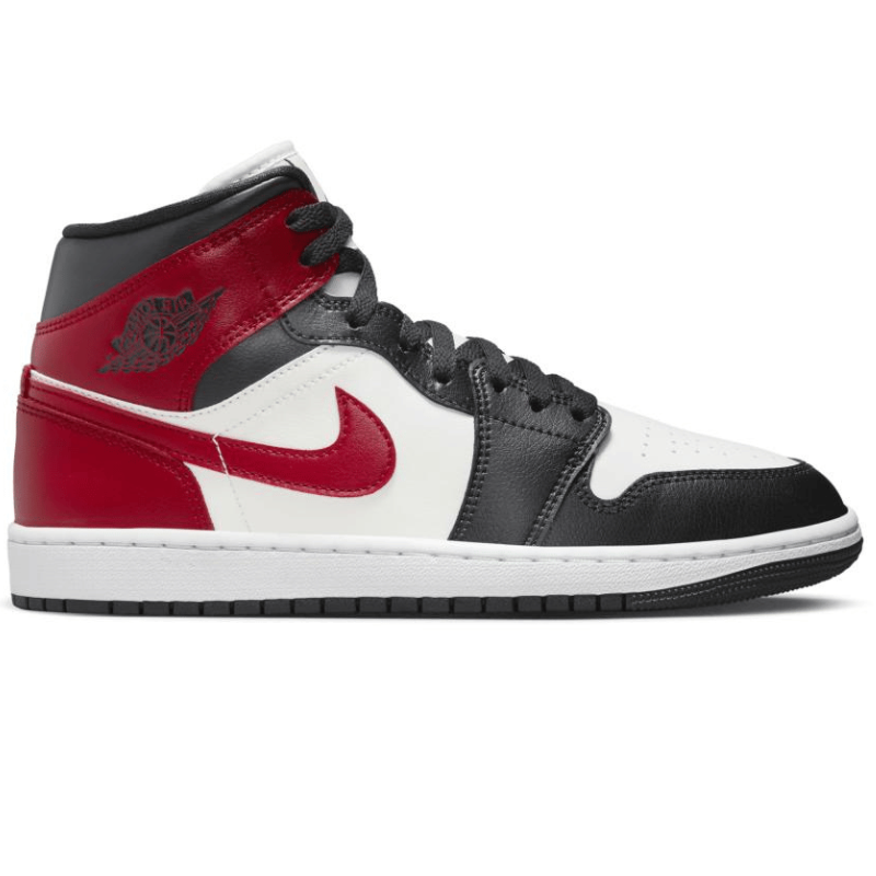 Nike Air Jordan 1 Mid "Chicago Black Toe".