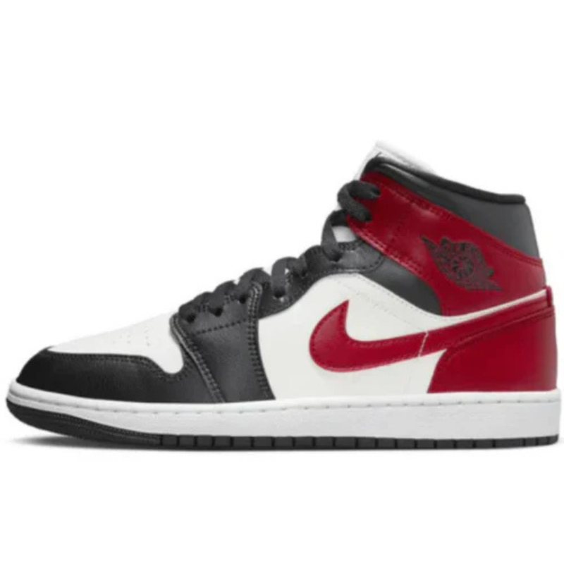 Nike Air Jordan 1 Mid "Chicago Black Toe".