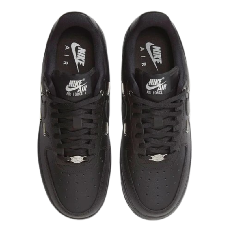 Nike Air Force 1 Low "Black Silver Mini  Smoosh"