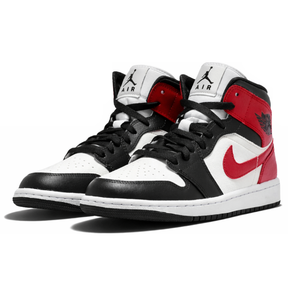 Nike Air Jordan 1 Mid "Chicago Black Toe".