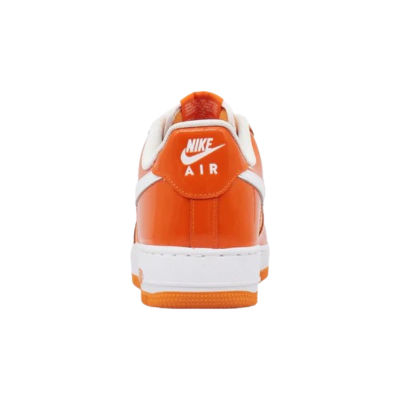 Nike Air Force 1 Low Patent Leather – Orange/White