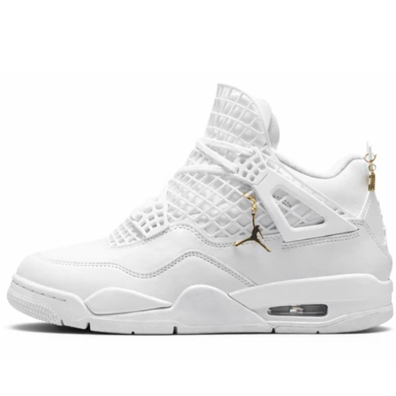 Nike Air Jordan 4 Net " Triple White"