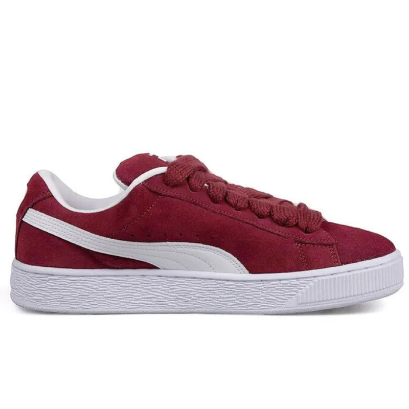 Puma Suede XL "Wheatered Red Fire - Creamy Vanilla"