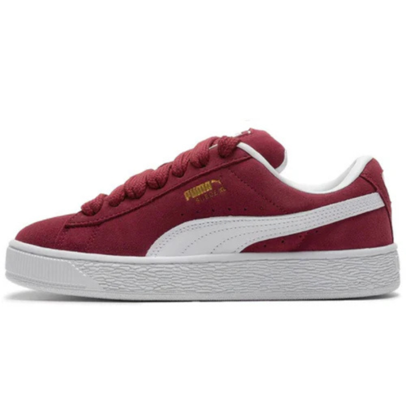 Puma Suede XL "Wheatered Red Fire - Creamy Vanilla"