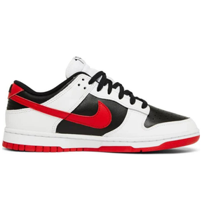 Nike Dunk Low Retro "Reverse Panda Red Smoosh"