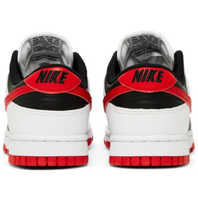 Nike Dunk Low Retro "Reverse Panda Red Smoosh"