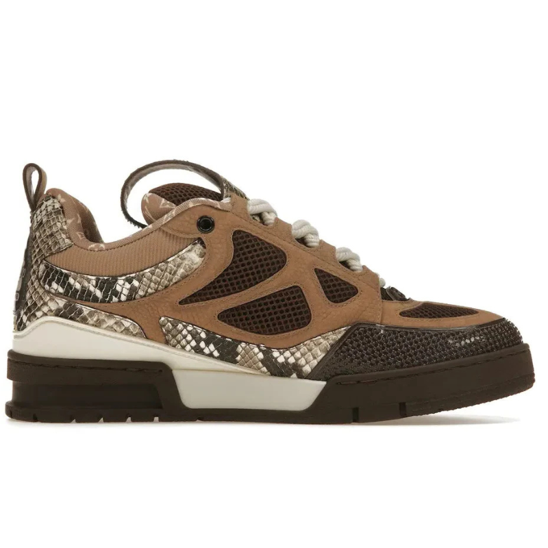 Louis Vuitton LV Skate Sneaker "Brown Snakeskin"