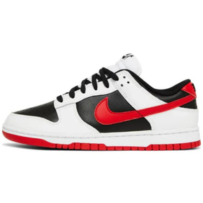 Nike Dunk Low Retro "Reverse Panda Red Smoosh"