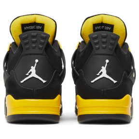 Nike Air Jordan  4 Retro "Thunder Black Gold Yellow"