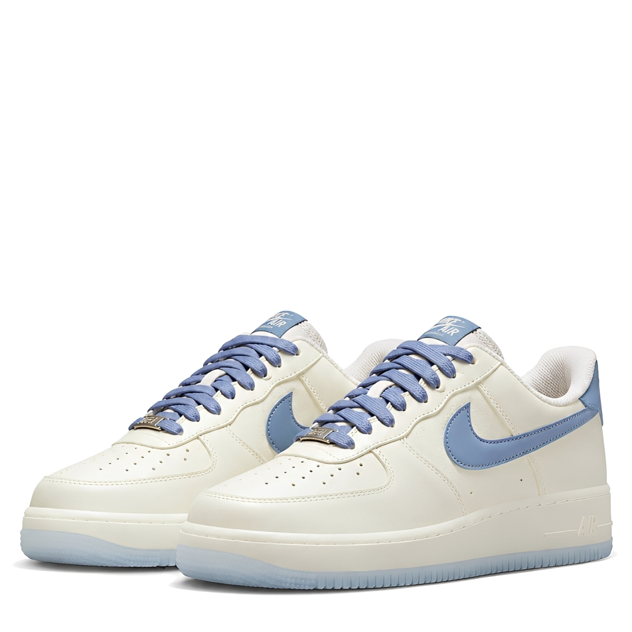 Nike Air Force 1 '07 "Off White Blue Metallic"