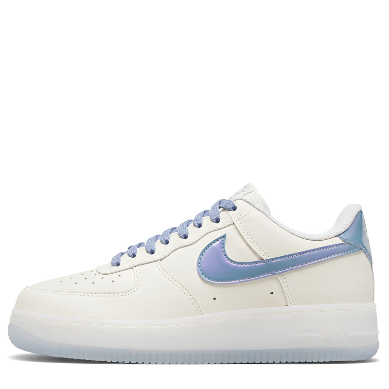 Nike Air Force 1 '07 "Off White Blue Metallic"