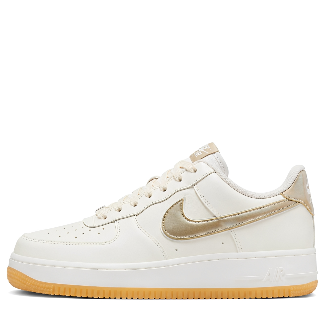 Nike Air Force 1 '07 "Off White Yellow Metallic"