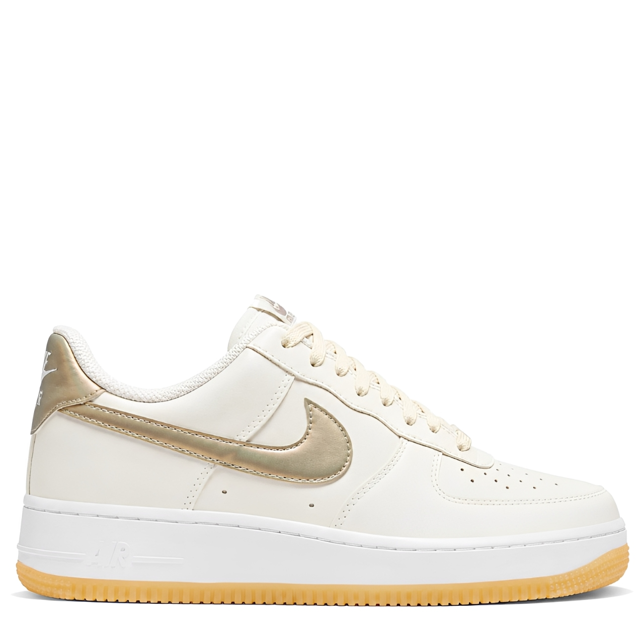 Nike Air Force 1 '07 "Off White Yellow Metallic"