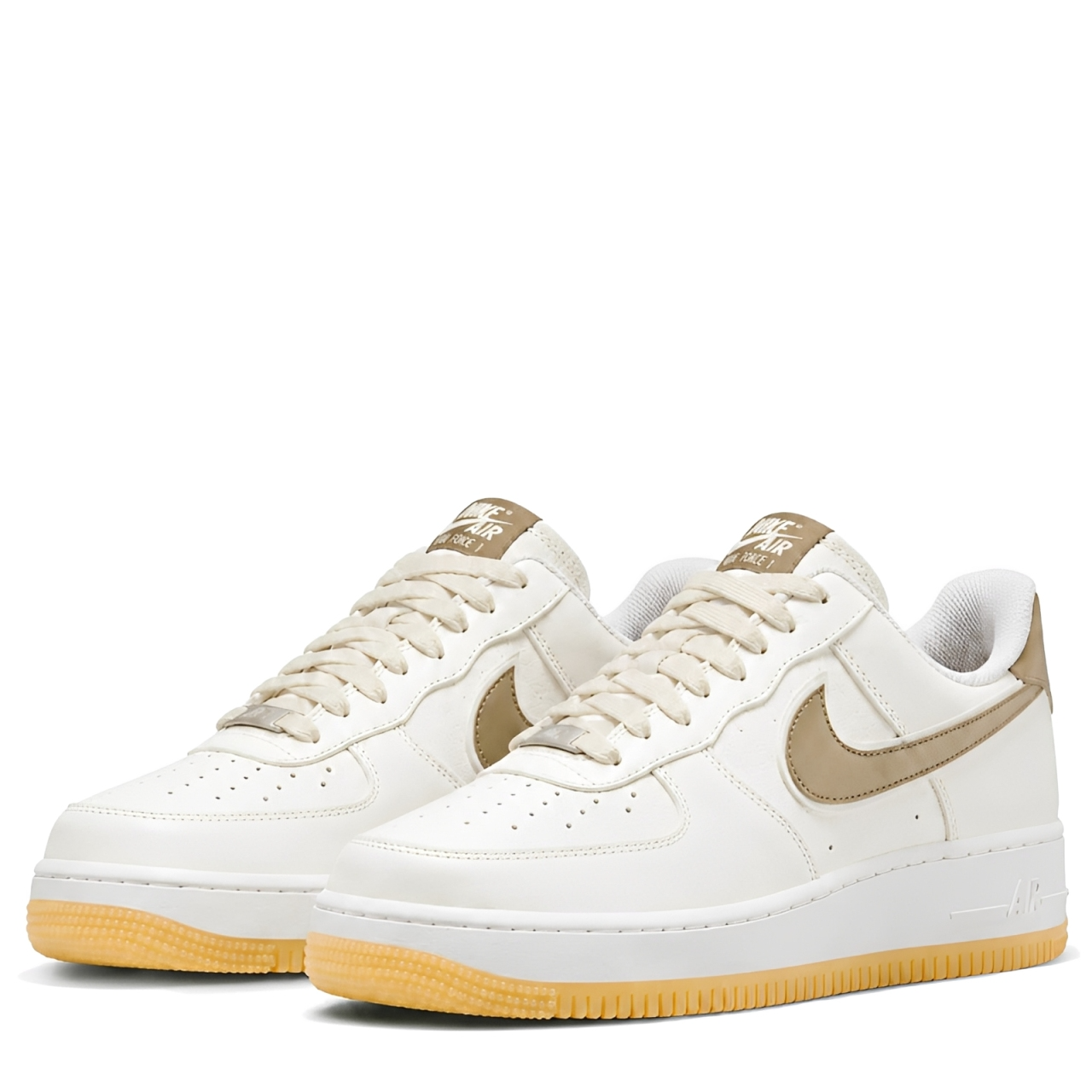 Nike Air Force 1 '07 "Off White Yellow Metallic"