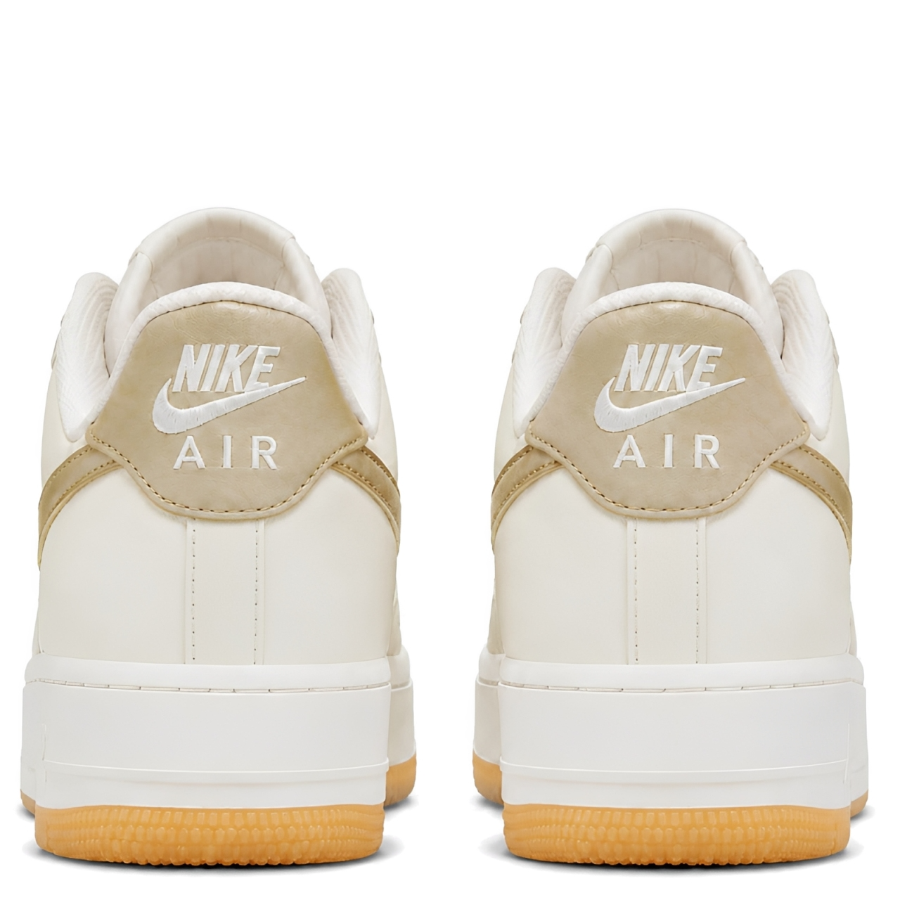 Nike Air Force 1 '07 "Off White Yellow Metallic"