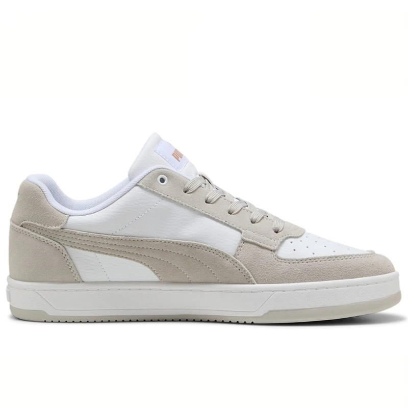 Puma Caven 2.0 Lux Mono "White Cool Light Grey Gold"