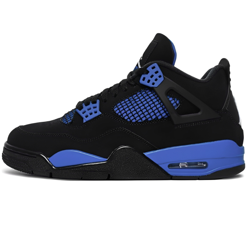 Nike Air Jordan 4 Retro "Black Blue Thunder"