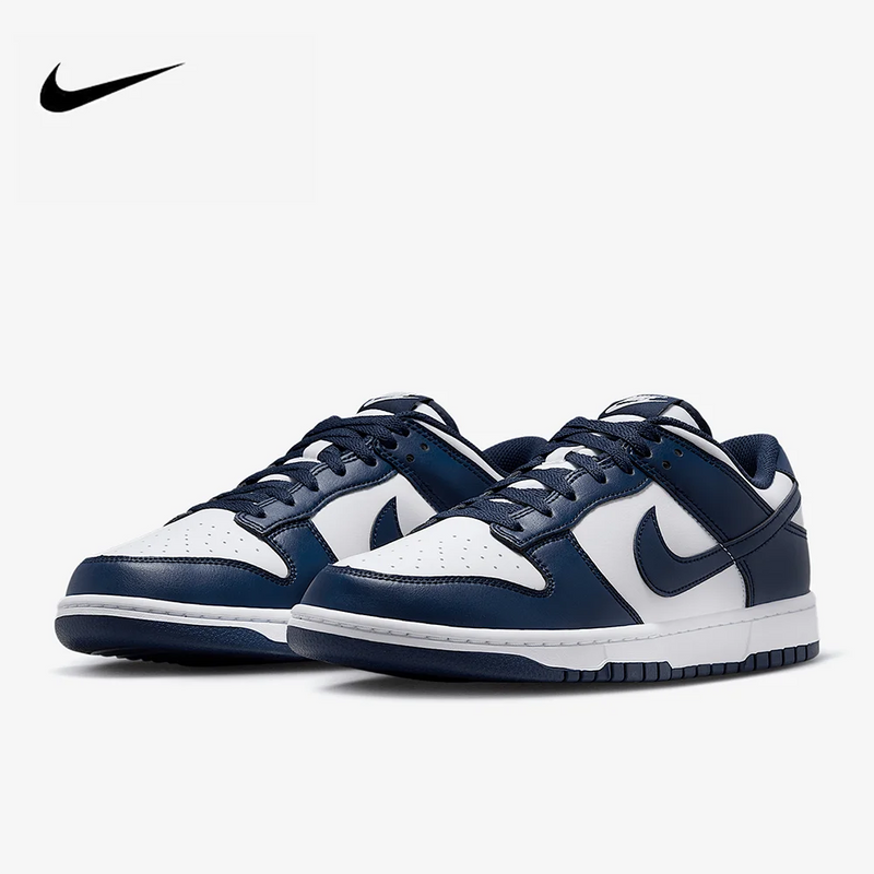 Nike Dunk Low  “Midnight Navy and White"