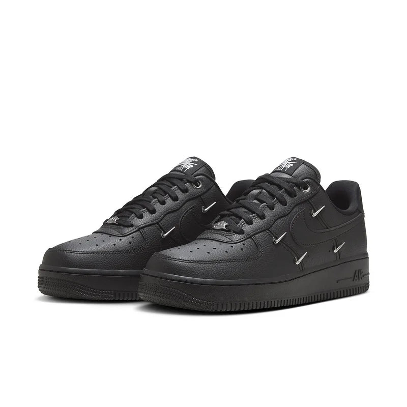 Nike Air Force 1 Low "Black Silver Mini  Smoosh"