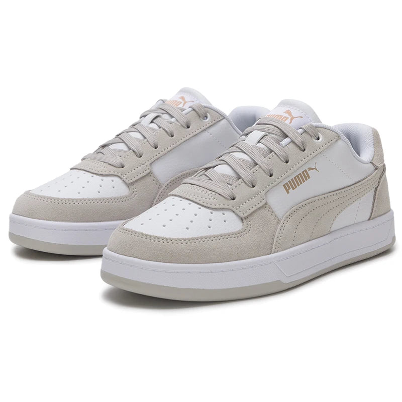 Puma Caven 2.0 Lux Mono "White Cool Light Grey Gold"