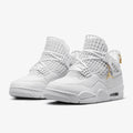 Nike Air Jordan 4 Net " Triple White"