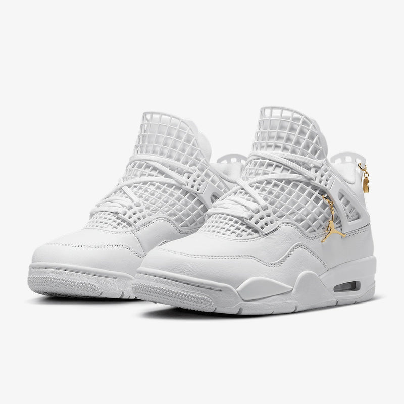 Nike Air Jordan 4 Net " Triple White"