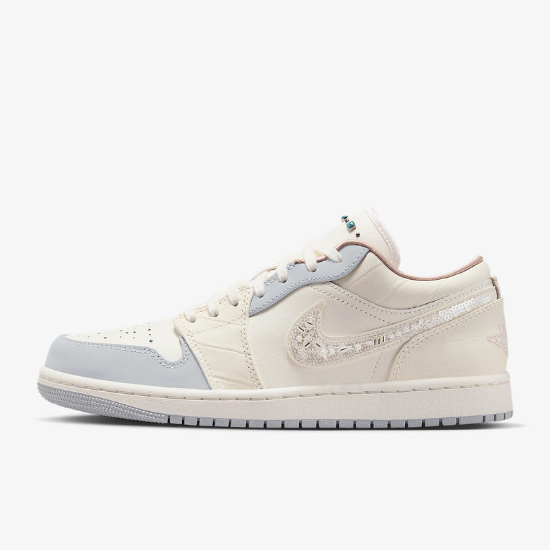 Nike Air Jordan 1 Low "Sail Soft Pearl Sequins"