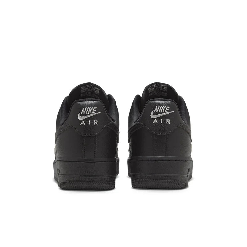 Nike Air Force 1 Low "Black Silver Mini  Smoosh"