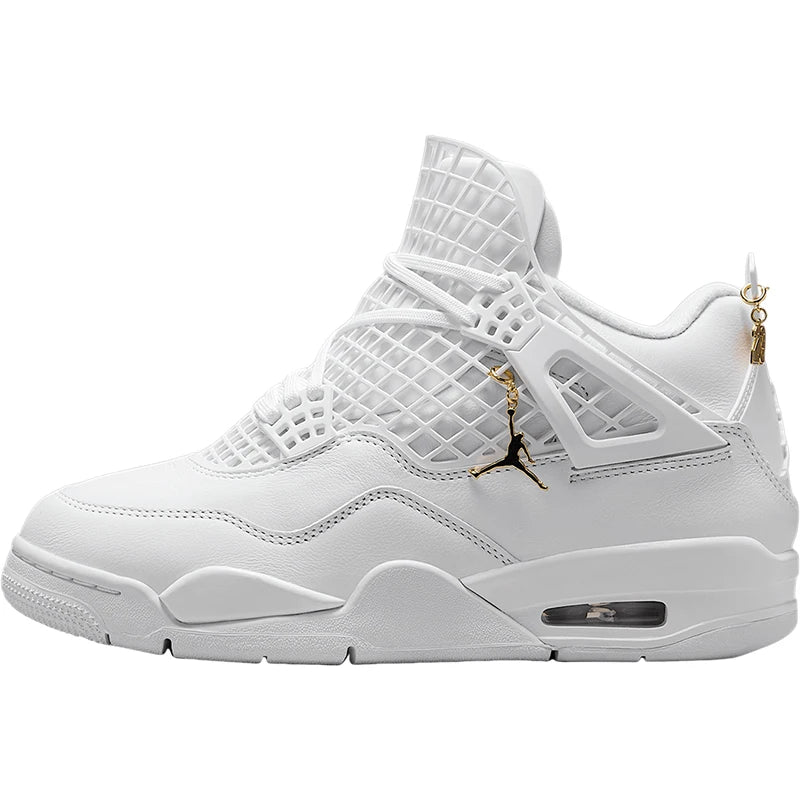 Nike Air Jordan 4 Net " Triple White"