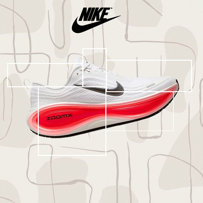 Nike Air Zoom Vomero Plus "White Bright Crimson Metallic Silver Black"