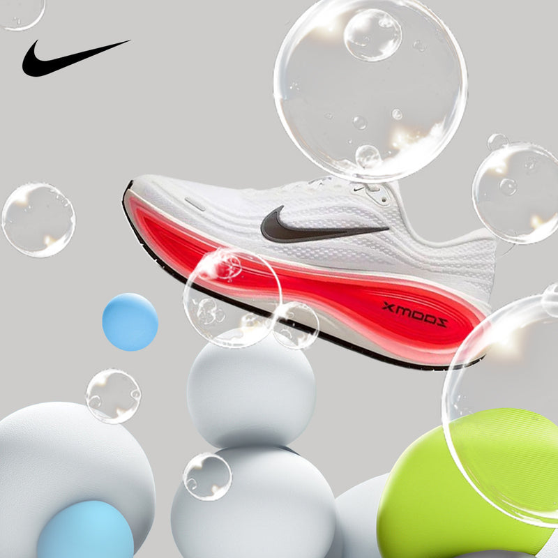 Nike Air Zoom Vomero Plus "White Bright Crimson Metallic Silver Black"