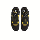 Nike Air Jordan  4 Retro "Thunder Black Gold Yellow"