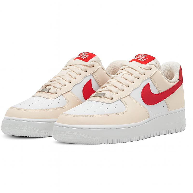 Nike Air Force 1 Low “Next Nature Pale Ivory University Red"